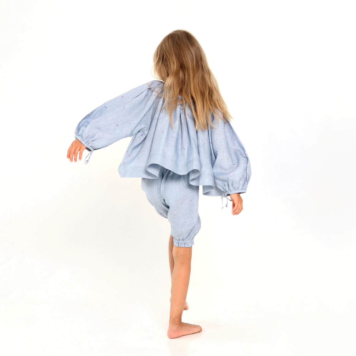 Ingå Top - Orchid Floral