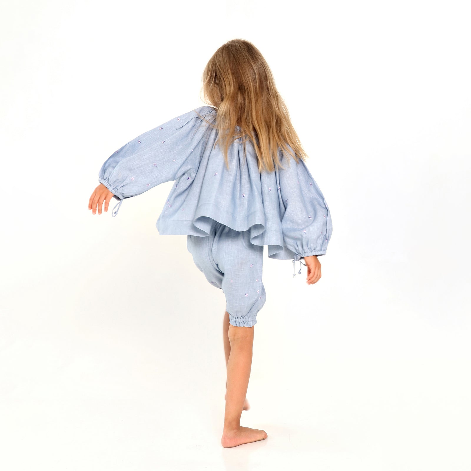 Ingå Top - Orchid Floral